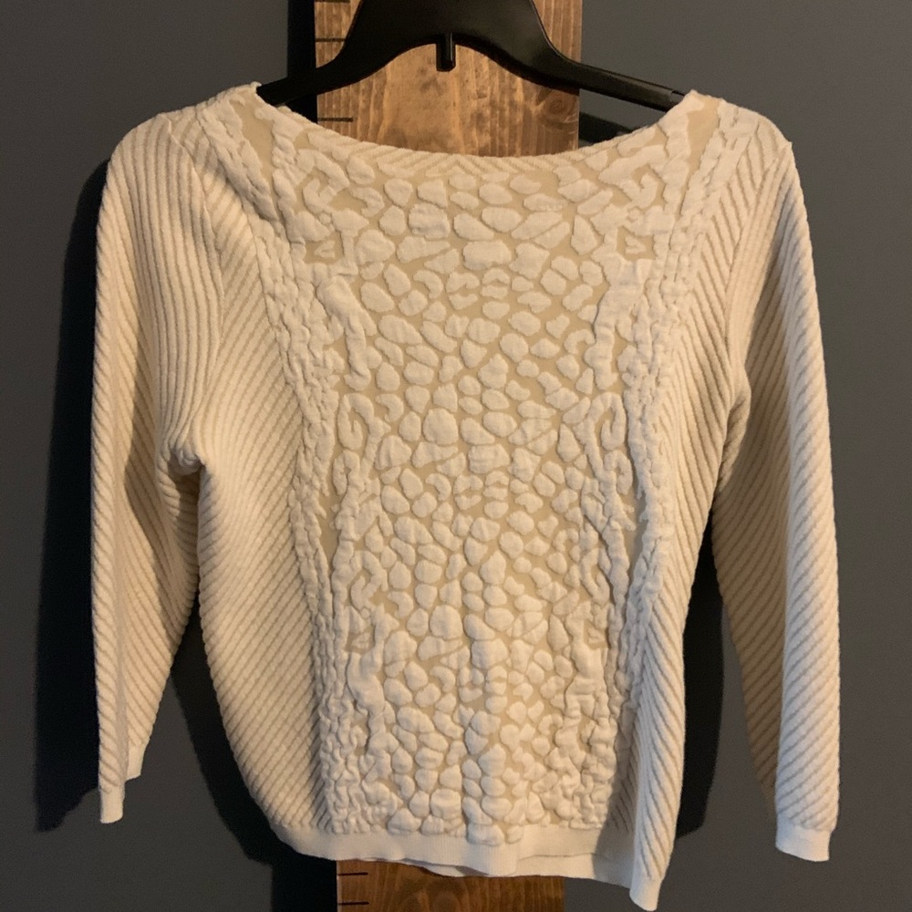 Ivory sweater - Picture 3 of 4
